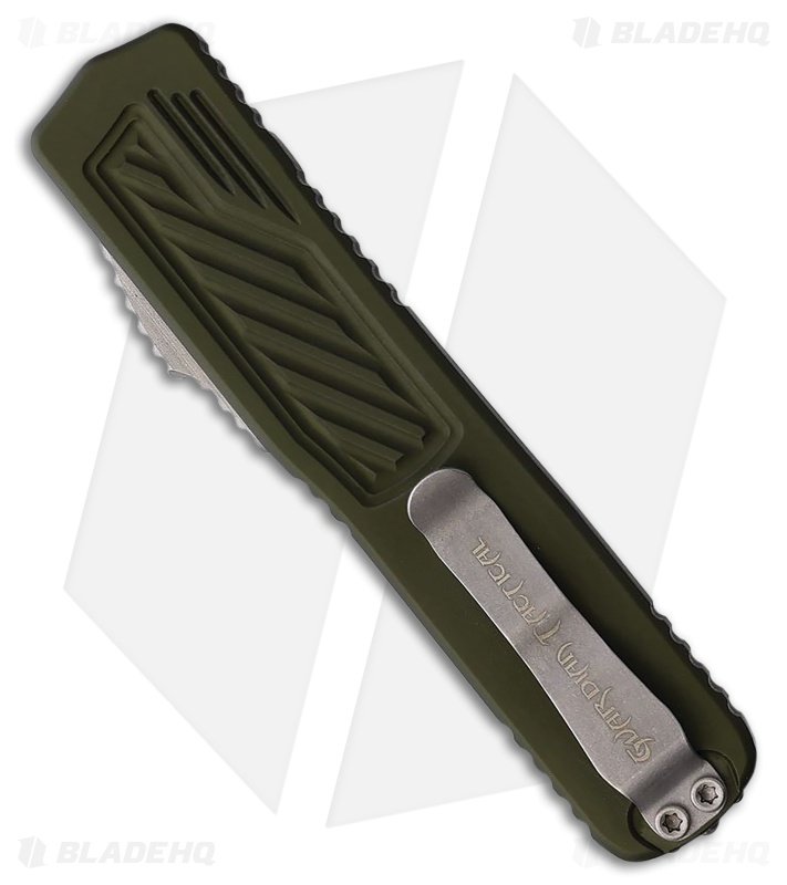 Guardian Tactical Scout S/E OTF Automatic Knife OD Green Al (3.5" SW Serr)