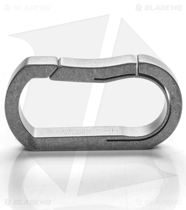 Handgrey Bauhaus C10 Titanium Unibody Carabiner - Stonewash