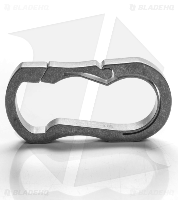 Handgrey Bauhaus K80 Titanium Unibody Carabiner - Stonewash