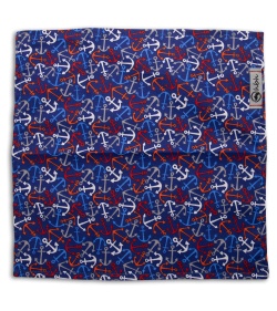 Hanks by Hank 10" x 10" Handkerchief - Anchors Away