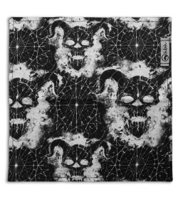 Hanks by Hank 10" x 10" Handkerchief - Geo Skulls