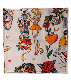 Hanks by Hank 10" x 10" Handkerchief - Pin-Up