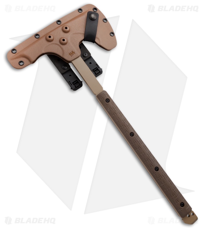 Hardcore Hardware BFT01-G Tactical Tomahawk Axe Desert Tan G10