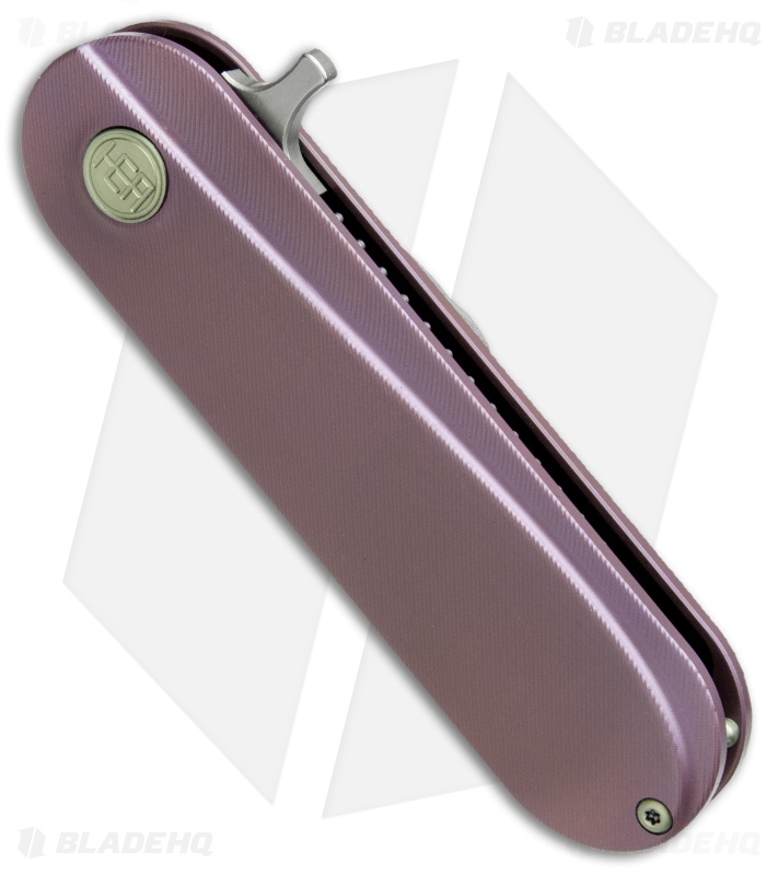 HEAdesigns Sabertooth Folding Comb Purple Titanium (Bead Blast S35VN) 