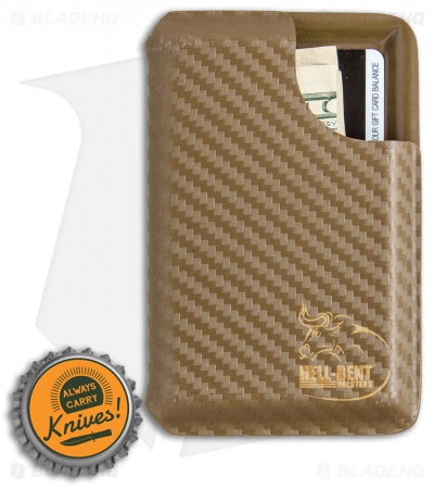 Hell-Bent Holsters Carbon Fiber Wallet (Coyote Tan)