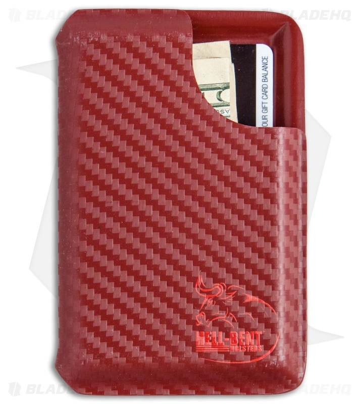 Hell-Bent Holsters Carbon Fiber Wallet (Red)