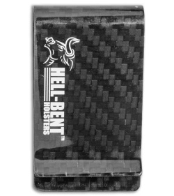 Hell-Bent Holsters HB Logo Money Clip (Carbon Fiber)