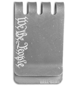 Hell-Bent Holsters "We The People" Titanium Money Clip (Distressed)