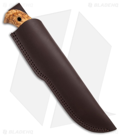Helle Nordlys Knife Curly Birch 4.8