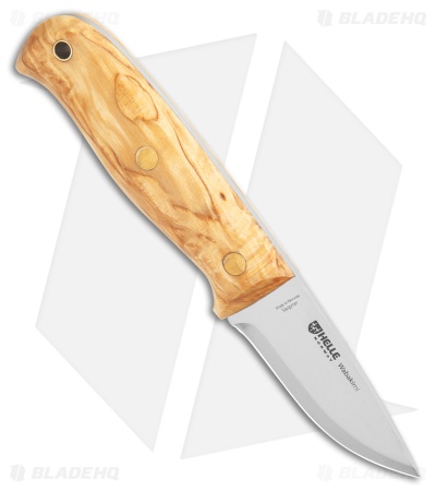 Helle Wabakimi Outdoor Fixed Blade Knife Curly Birch (3.5" Polish) #630