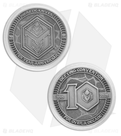 Heretic Knives 10-Year Anniversary Coin