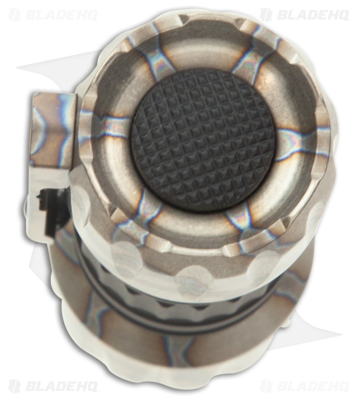 Heretic Knives Hyperion Flashlight Flamed Titanium (1500 Lumens)