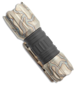 Heretic Knives Hyperion Flashlight Flamed Titanium (1500 Lumens)