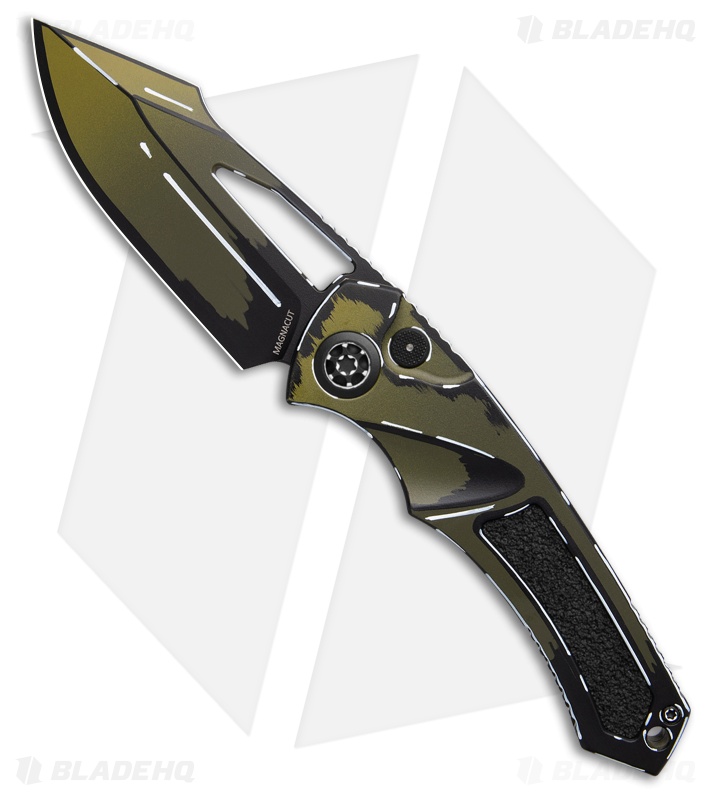 Heretic Knives Pariah Manual OD Green Cel-Shade