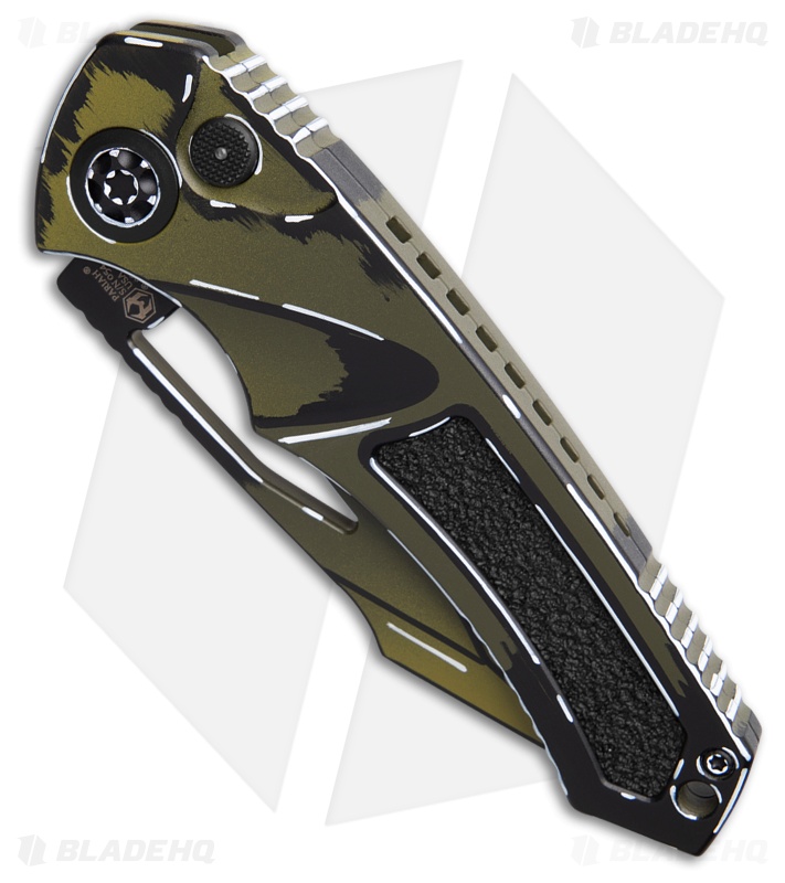 Heretic Knives Pariah Manual OD Green Cel-Shade