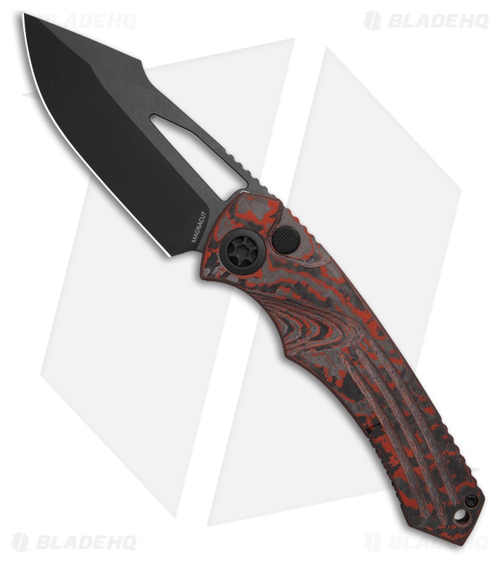Heretic Knives Pariah Red Camo Carbon Fiber DLC