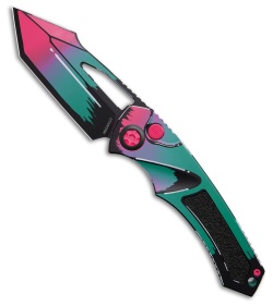 Heretic Knives Pariah Manual Tanto Knife Miami Vice