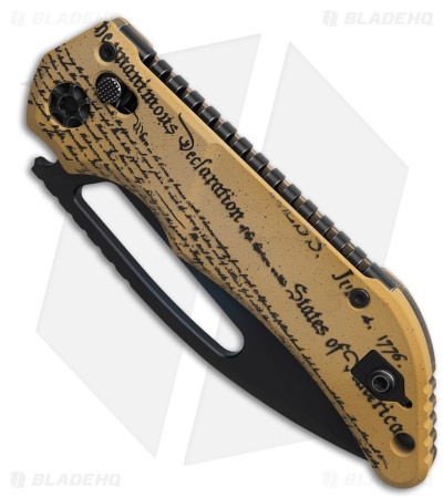 Heretic Koschei S/E USA 250th Edition Crossbar Lock Knife (3.5" Black)