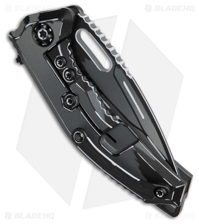 Heretic Knives Medusa Manual Frame Lock Knife Gray Cel Shade Al (3" Cerakote)