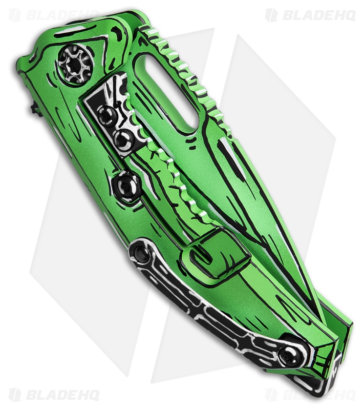 Heretic Medusa Manual Pocket Knife Toxic Green Cell-Shaded