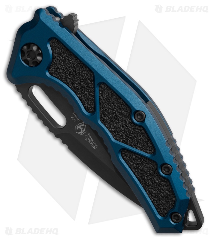 Heretic Knives Medusa Manual Tanto | Blue | DLC