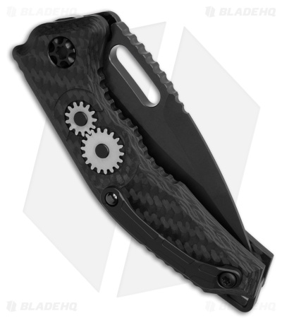 Heretic Knives Medusa Auto Tanto MagnaCut Knife Gear Black Carbon Fiber (3" DLC)