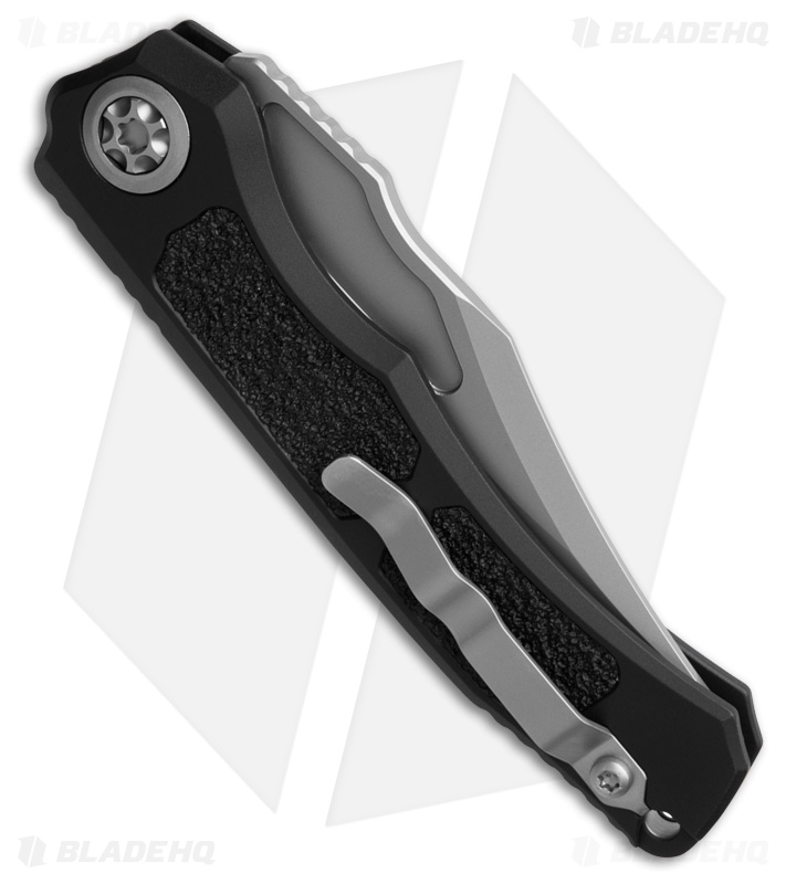 Heretic Knives Wraith Auto Bowie Knife Black Aluminum (3.6" Bead Blast)