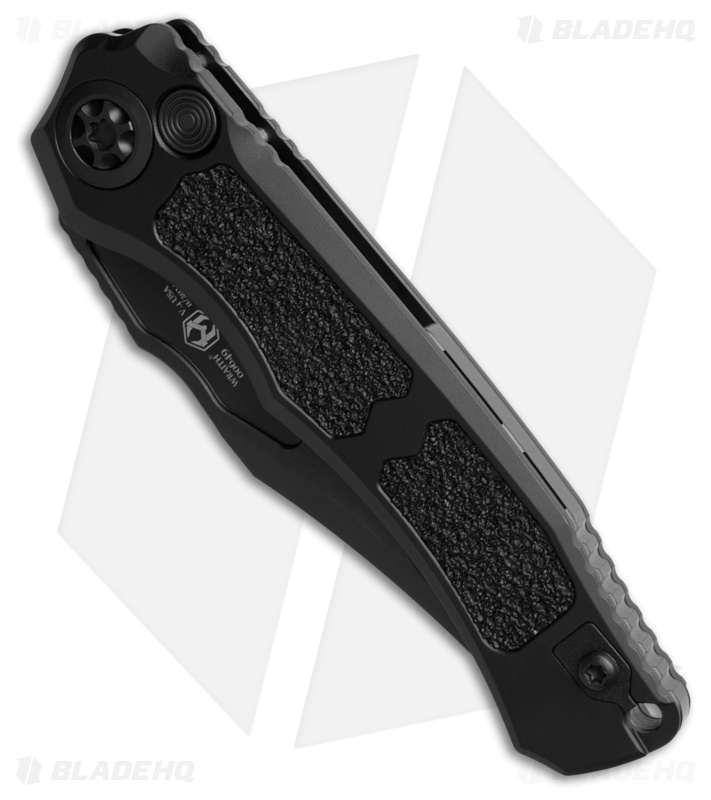 Heretic Knives Wraith Auto Bowie Knife Black Aluminum (3.6" DLC)