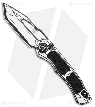 Heretic Knives Wraith Auto Tanto Knife White Cel Shade (3.6" White Cel Shade)