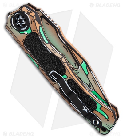 Heretic Knives Wraith V4 Tanto Auto Knife Shipwreck Cel Shade (3.7" Cel Shade)