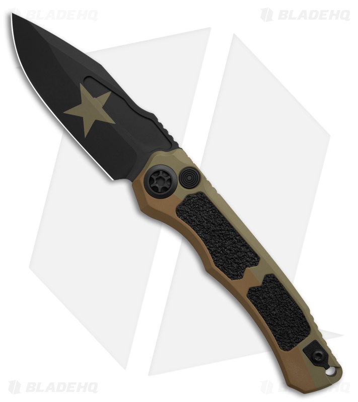 Heretic Knives Wraith V4 S/E | FDE/OD Green Aluminum | Black