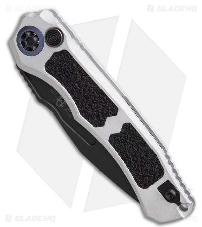 Heretic Knives Wraith V4 S/E Auto Knife Blizzard Worn Al (3.6" Battleworn Black)