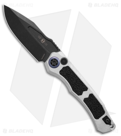 Heretic Knives Wraith V4 S/E Auto Knife Blizzard Worn Al (3.6" Battleworn Black)