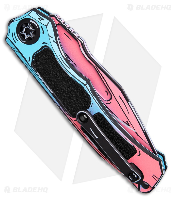 Heretic Knives Wraith V4 S/E Auto Knife Cel Shade Cotton Candy (3.6" CC)