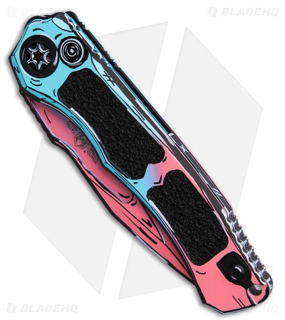 Heretic Knives Wraith V4 S/E Auto Knife Cel Shade Cotton Candy (3.6" CC)