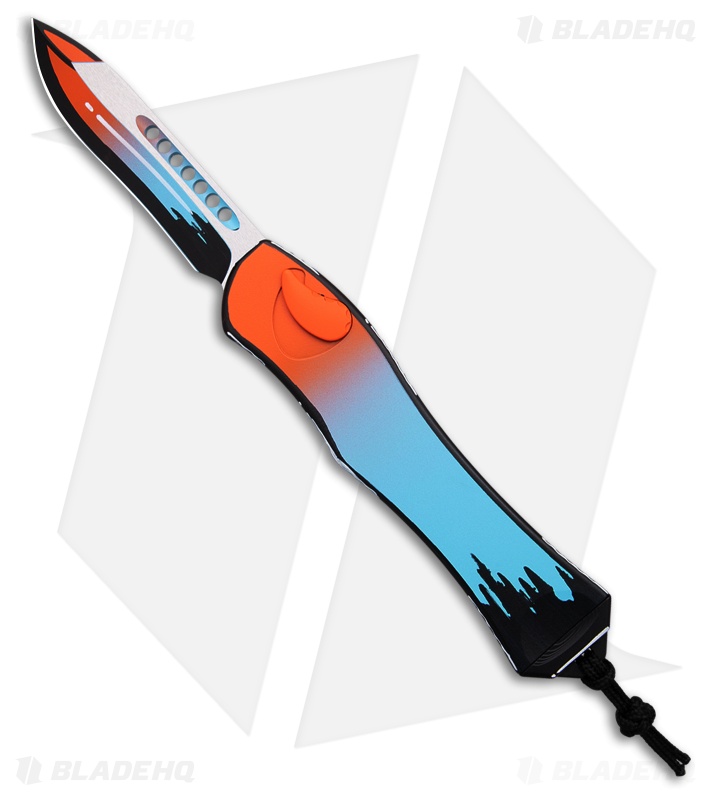 Heretic Knives Hydra V4 Auto Knife Recurve Cel Shade GT-40