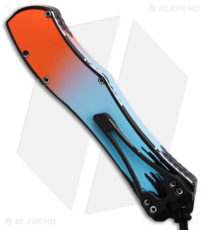 Heretic Knives Hydra V4 Auto Knife Recurve Cel Shade GT-40