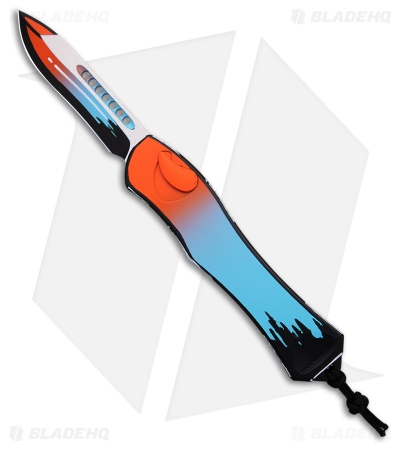 Heretic Knives Hydra V4 Auto Knife Recurve  Cel Shade GT-40 (3.6" GT-40)