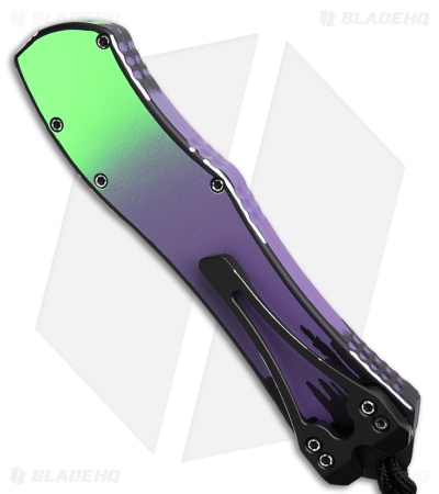 Heretic Knives Hydra V4 Recurve Automatic Knife Cel Shade Frankenstein (3.60")