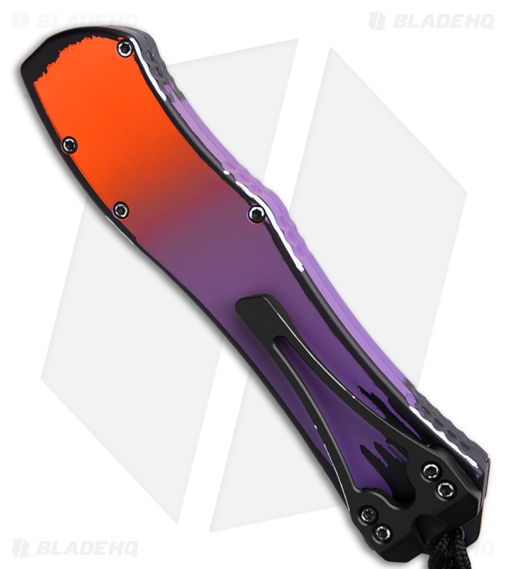 Heretic Knives Hydra V4 Recurve Automatic Knife Cel Shade Horror Night (3.60")