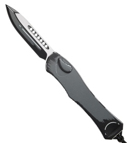 Heretic Knives Hydra V4 S/E Automatic Knife Gray Cel Shade Al (3.6&quot; Cel Shade) | 230594