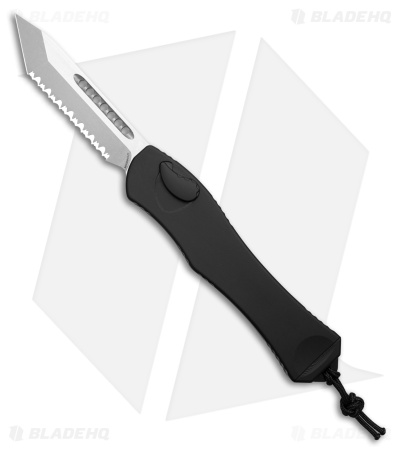 Heretic Knives Hydra V4 T/E OTF Automatic Knife Black Aluminum (3.6" SW FS)