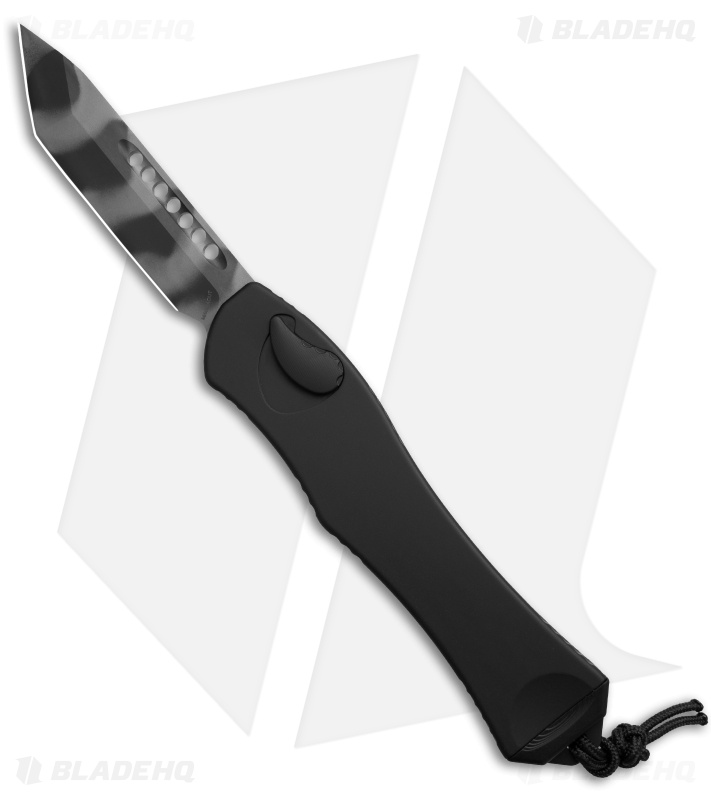 Heretic Knives Hydra V4 T/E OTF Knife Black Aluminum (3.6" Commando)