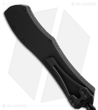 Heretic Knives Hydra V4 T/E OTF Knife Black Aluminum (3.6" Commando)