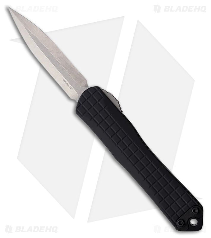 Heretic Knives Manticore S Dagger OTF Knife Black Frag (2.6" Stonewash)