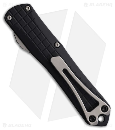 Heretic Knives Manticore S Dagger OTF Knife Black Frag (2.6" Stonewash)