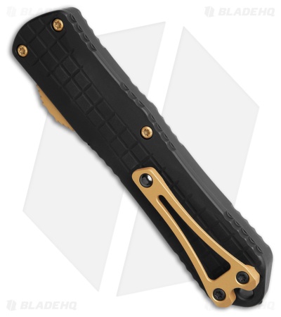 Heretic Knives Manticore-E Recurve D/A OTF Knife Black Grenade (3.1" Two-Tone)