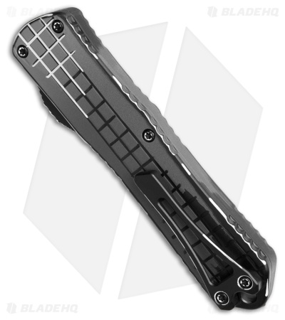 Heretic Knives Manticore-E Recurve D/A OTF Knife Gray Cel-Shade (3.1" Cerakote)