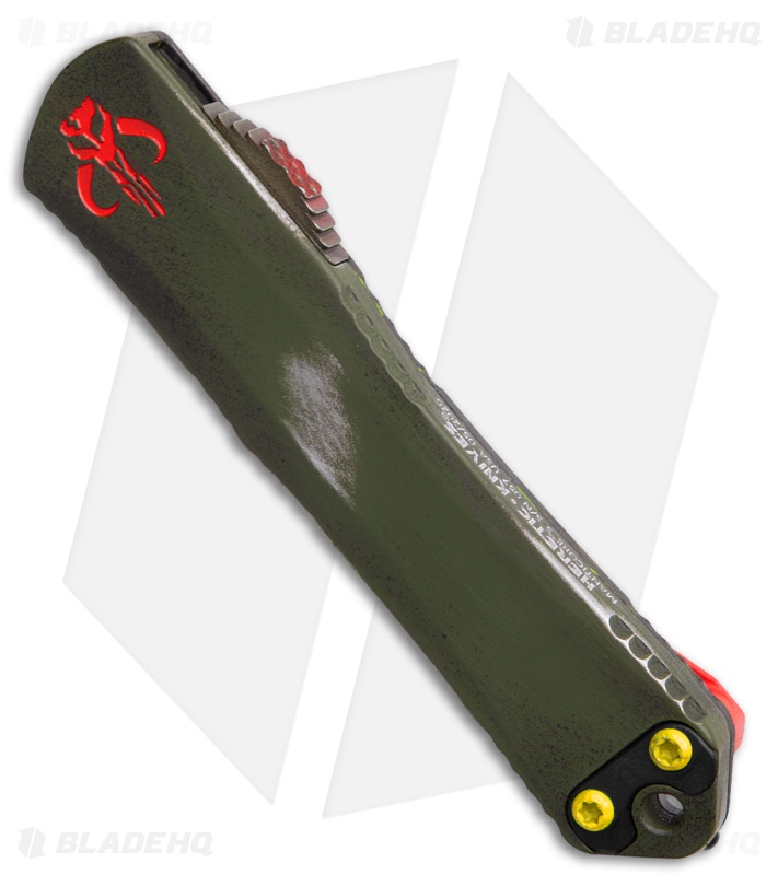 Heretic Knives Manticore-S Dagger OTF Automatic Knife Bounty Hunter (2.63")