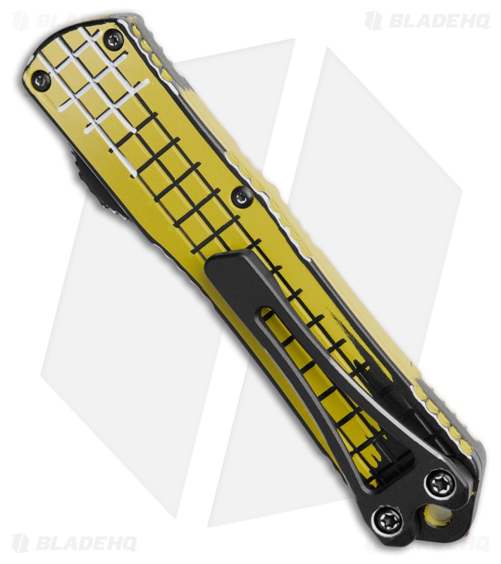 Heretic Knives Manticore S Grenade Grip Cel Shade Yellow (2.7" Two-Tone)